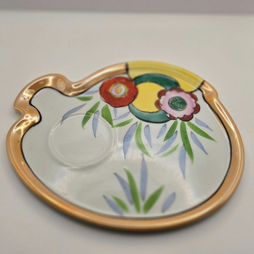 Vintage Japanese Ceramic Plate Lusterware